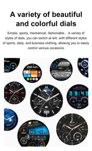 2023 New Smart Watch Men Women AMOLED 420*420 HD Screen Heart Rate Bluetooth Calls Waterproof SmartWatch For Android IOS