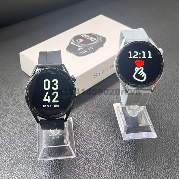 2023 New Smart Watch Men Women AMOLED 420*420 HD Screen Heart Rate Bluetooth Calls Waterproof SmartWatch For Android IOS