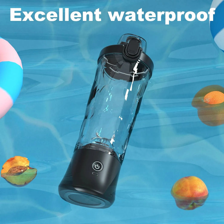 Portable Blender, Cordless, 18oz. Vessel, Personal Blender-for Shakes & Smoothies, BPA Free, Leakproof-Lid  USB-C Rechargeable