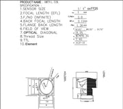 New 1.7mm M7 cctv mini lens 170 Degrees Wide Angle IR Board 650nm Lense for security mini camera (Lens Mount:8X8mm)