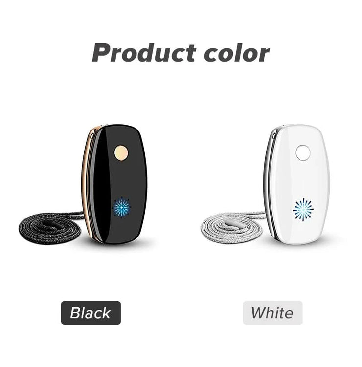 New Necklace Type Air Purifier Mini Portable Air Cleaner Eliminate Smog Formaldehyde USB Rechargeable Negative Lon Generator