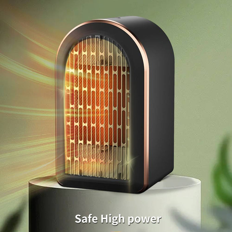 Electric Portable Space Heater 1200W Small Ceramic Fan Heater Low Energy UK Plug