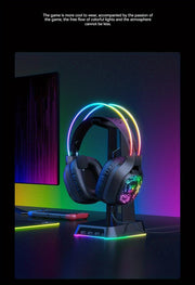 ONIKUMA X22 Gaming Headset RGB Dynamic Lighting Wired Over-Ear Headphones With Noise-Canceling Mic For PC PS4 Xbox PS5